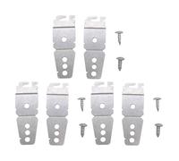 HWEIH 6 pièces accessoire de crémaillère de lave-vaisselle assemblage d'engrenage de lave-vaisselle installation de lave-vaisselle crémaillère de lave-vaisselle en métal