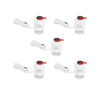 HWEIH Actionneur Thermique électrique 1/5 V normalement fermé NC M28 x 230mm, for Chauffage par Le Sol, vanne de radiateur thermostatique, 1.5 pièces(5 Pieces-White)