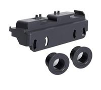 HWEIH Kit de support et de roulettes for panier de lave-vaisselle WD28X27241 compatible avec l'assemblage de roues du panier inférieur du lave-vaisselle, convient aux côtés gauche et droit