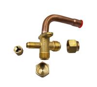 HWEIH Mode de Service à 3 Voies et 4 vannes, for raccord AC, Valve de libération de contraintes élevées et Faibles, pièces de climatisation(B 9.52mm)