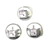 HWEIH Thermostat de réfrigérateur WDF20 WDF20D, 2 ou 3 broches, interrupteur de contrôle de température mécanique, pièces de rechange for congélateur et réfrigérateur(2 plug 70CM)