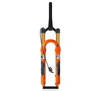 HWEVDHJ 26/27.5/29 Pouces Fourche Air Vélo De Montagne 1-1/8" Droite/Conique Fourche À Suspension Fourches Avant De Frein À Disque Débattement 120mm QR 9 * 100mm(Orange Tapered,27.5")