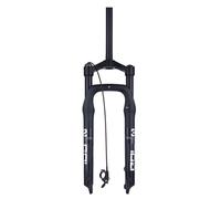 HWEVDHJ 26 Pouces Fourches Fat Bike Pneu 4.0 Fourche À Suspension Pneumatique Course 135mm Fourche Avant De Vélo Frein À Disque Tube Droit 1-1/8" for Vélo De Plage Et De Neige(Remote)