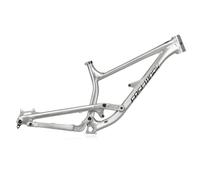 HWEVDHJ Cadre De Suspension VTT 27.5er DH Cadre Softtail en Alliage D'aluminium Cadres De Vélo À Freins À Disque 12 * 148mm Boost Axe Traversant(Silver,Medium)
