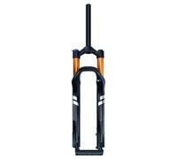 HWEVDHJ Fourche À Suspension Air 26 27,5 29 Pouces Fourches VTT Frein À Disque 1-1/8" Droite/Conique Fourche Avant De Vélo Débattement 120mm QR 100mm(Gold Straight,26")