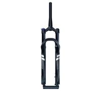 HWEVDHJ Fourche À Suspension Air 26 27,5 29 Pouces Fourches VTT Frein À Disque 1-1/8" Droite/Conique Fourche Avant De Vélo Débattement 120mm QR 100mm(Black Tapered,26")
