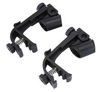 HWGING 2 Pièces de Nouveaux Clips Réglables Portables sur Le Support de Pince Antichoc de Microphone de Jante de Montage de Tambour