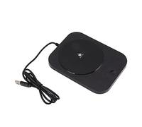 HWGING Chauffe-tasses, Chauffe-tasses électrique à 3 Vitesses, Arrêt Automatique, Chauffage Rapide, USB, Lait, café, Boisson, Plaque Chauffante, Noir