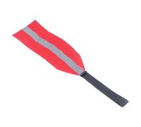 HWGING Drapeau de sécurité pour Kayak, Drapeau D'avertissement Rouge de canoë de Remorque en Tissu Oxford Polyvalent avec Bande Réfléchissante pour Bateaux à Vélo (58mm)