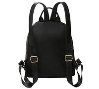 Hwging Fashion Women Girl Small Backpack Travel Zipper Close Oxford Daypack Schoolbag (Noir)