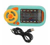 HWGING Jouet au Volant pour Enfants, Jeu de Conduite Interactif avec Klaxon Musical, Sons du Véhicule, Charge USB, Batterie AA, pour Garçons et Filles de Plus de 3 Ans