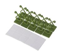 HWGING Lot de 10 Clips Muraux Autocollants en Plastique pour Plantes Grimpantes, Clips de Support pour Plantes de Vigne Verte pour Décoration Intérieure et Extérieure et Fixation de Câbles