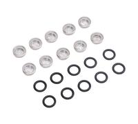 HWGING Lot de 10 vitres de maître-cylindre de frein avec joint torique, fenêtre de maître-cylindre de frein de moto pour moto ATV (12 mm)