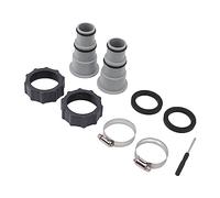 HWGING Lot de 2 adaptateurs de tuyau de piscine avec col - Raccord fileté de rechange - Adaptateur de tuyau de pompe pour Intex Fit ARU