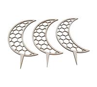 HWGING Lot de 3 cadres d'escalade en bois composite - Design unique - 30 cm - Pour la modélisation des plantes (style lune)
