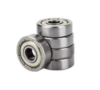 HWGING Micro Roulements 10 * 7 * 1 10 Pièces/lot 625ZZ, Billes à Gorge Profonde Bea Miniature en Caoutchouc scellé en Métal blindé 5Mm de Profondeur