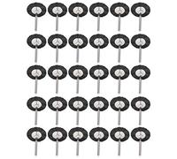 HWGING Mini roue pinceau plate 30 % pour enlever la sculpture du bois - Outil de polissage - Style de bouclage pour les zones avec un diamètre intérieur de 3 mm - Diamètre extérieur : 25 mm