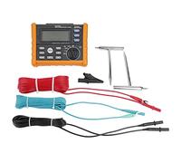 HWGING Multimètre, Testeur D'isolation Peakmeter Ms2302 Testeur de Résistance de Terre Numérique 0~4K Ohm 100 Groupes Enregistrement de Données