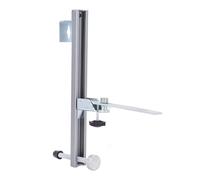 HWGING Nivel Tool Mur Mount Bracket, Support de Niveleur en Alliage en Aluminium avec Bulle pour Pose de Carreaux, Installation de Luminaire et Alignement de la Porte, adapté à la