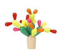 HWGING Plantoys 28 20 × 18 × 5 Puzzle en Bois pour Enfants équilibrant Le Jouet Blocs de Construction Assemblés