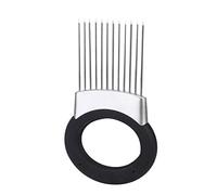 HWGING Porte-oignon, légumes et Pommes de Terre, Trancheur à Fourchette en Acier Inoxydable avec Dissolvant D'odeur