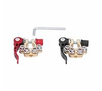 HWGING Remplacement Universel de Démarreur de Moteur de Poussée de Commutateur D'allumage de Voiture pour des Véhicules de Vélo de saleté de Rv de 12V