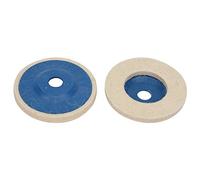 HWGING Roue de Laine Coudée Pratique Populaire 4 Pouces Roue de Polissage de Laine Disque de Feutre Polissage 3 Pièces Angle Populaire 14 * 10 * 5