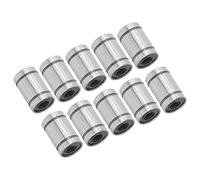 HWGING Roulement Linéaire en Acier allié, 10 Pièces, 6mm ID 12mm OD 19mm Longueur LM6UU pour équipement de Machine
