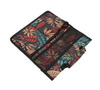 HWGING Sac à Outils de Jardin à Genoux, Banc de Jardin, Tabourets, Sac de Rangement Latéral, Suspendu avec Poches à Poignée, à Outils à Feuilles Rouges