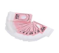 HWGING Sac D'emballage Cadeau en Plastique, 4 Couleurs, 100 Pièces/paquet, Jolis Bonbons, Biscuits, Biscuits, Fournitures de Fête, Nouveau (7 * 10+3 Rose)