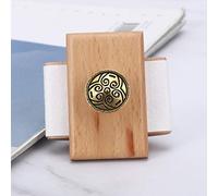 HWGING Sceau D'absorption D'Encre Calligraphie Sceau en Bois Tampon Encre Outil de Séchage Rapide (Couleur du bois naturel)