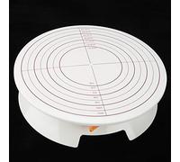 HWGING Support à Gâteau Rotatif, Plateau Tournant pour Décoration de Gâteaux, Base à Gâteau Rotative, Outils de Cuisson de Cuisine avec Boucle