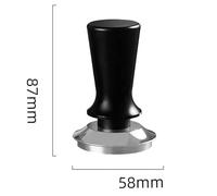 HWGING Tampon à café élastique en Acier Inoxydable, à Pression Constante, à Ressort, 2ème Génération, Noir (58mm/2,3 pouces)