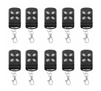 HWIREUIGT 10X 433Mhz Duplicateur Sans Clonage Télécommande 4CH Contrôleur de Copie Électrique Transmetteur Sans pour Porte de Garage,A
