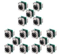 HWIREUIGT 15x Prise de Châssis Ethercon Rj45, Prise de sur Panneau d'alimentation/Passage D-N8FDP RJ45, Connecteur Vertical Cat5 RJ45 à sur Panneau Série D