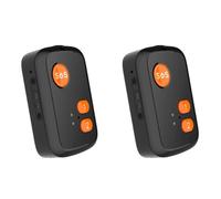 HWIREUIGT 2X GPS + Beidou Tracker -V51 WiFi Compatible avec 4G LTE/3G WCDMA/2G GSM SOS Alarme Suivi Vocal Bidirectionnel ÉTanche(B)