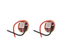 HWIREUIGT 2X Module de Carte de Pilote XHP70 6 V LED 5 A Carte de Pilote à Courant Constant 22 mm Tension D'Entrée 6-12,6 V Accessoires de Lampe de Poche
