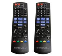 HWIREUIGT 2X N2QAYB000736 TéLéCommande Convient pour Lecteur Blu-Ray TéLéCommande DMPBD75GN DMPBD77GNK