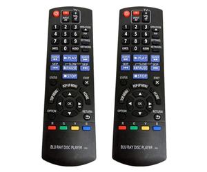 HWIREUIGT 2X N2QAYB000736 TéLéCommande Convient pour Lecteur Blu-Ray TéLéCommande DMPBD75GN DMPBD77GNK