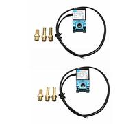 HWIREUIGT 2X Vanne Électromagnétique de Commande de Suralimentation Électronique 3 Ports Dc 24V 5.4W Ecu 35A-Aaa-Ddaa-1Ba avec Ensemble de Raccords 6Pcs