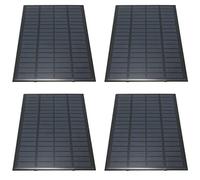 HWIREUIGT 4X Haute Qualite Systeme de Module de Panneau Solaire Polycristallin D' Stockee de 18V 2.5W