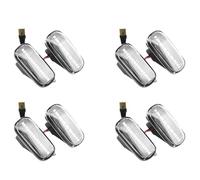 HWIREUIGT 4X Lampe de Signalisation de Marqueur Latéral Dynamique de Voiture LED Clignotant pour Accord -V Fit Jazz Blanc