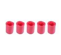 HWIREUIGT 5pièces 2M 50mm Largeur PVC Thermoretractable Tube Rouge pour 2 x 18650 Batterie