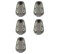 HWIREUIGT 5X Casque Survie Gyrophare Lumière Stroboscopique pour Casque Sécurité de Survie Lampe de Poche IR Signal Étanche avec Magic Tape D
