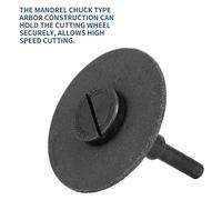 HWIREUIGT 5X Mandrin de pour Meules à Tronçonner, Disque de Coupe pour Trous de 6 mm, 10 mm, Lame de Scie pour Meuleuse à Matrice, Outil Rotatif