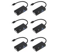 HWIREUIGT 6X Mini Display Port pour vers HDTV VGA DVI Adaptateur pour Pro Air