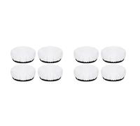 HWIREUIGT 8 Diffuseurs de Lumière de 18 cm, Couvercle de Lampe Diffuseur Doux, Abat-Jour Blanc, pour Réflecteurs Stroboscopiques de Studio