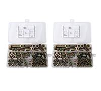 HWIREUIGT Inserts FiletéS ÉCrous, Kit D'Outils D'Assortiment D'Inserts en Bois, Vis de Meubles / M5 / M6 / M8(330 PièCes SéRies)