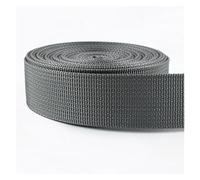 HWJFDC Sangle Couture 5 mètres 20-38 mm Nylon Sangle Ruban Garniture Matériel De Couture Ceinture De Sécurité Sac À Dos Sangle Sac Boucles Vêtements Accessoires(Gray,38mm)