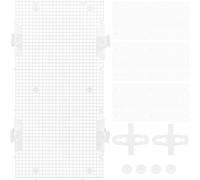 HWJFDC Séparateur D'Aquarium Lot de 4 grilles de séparation for Aquarium Betta, en Plastique, for Plateau Isolant